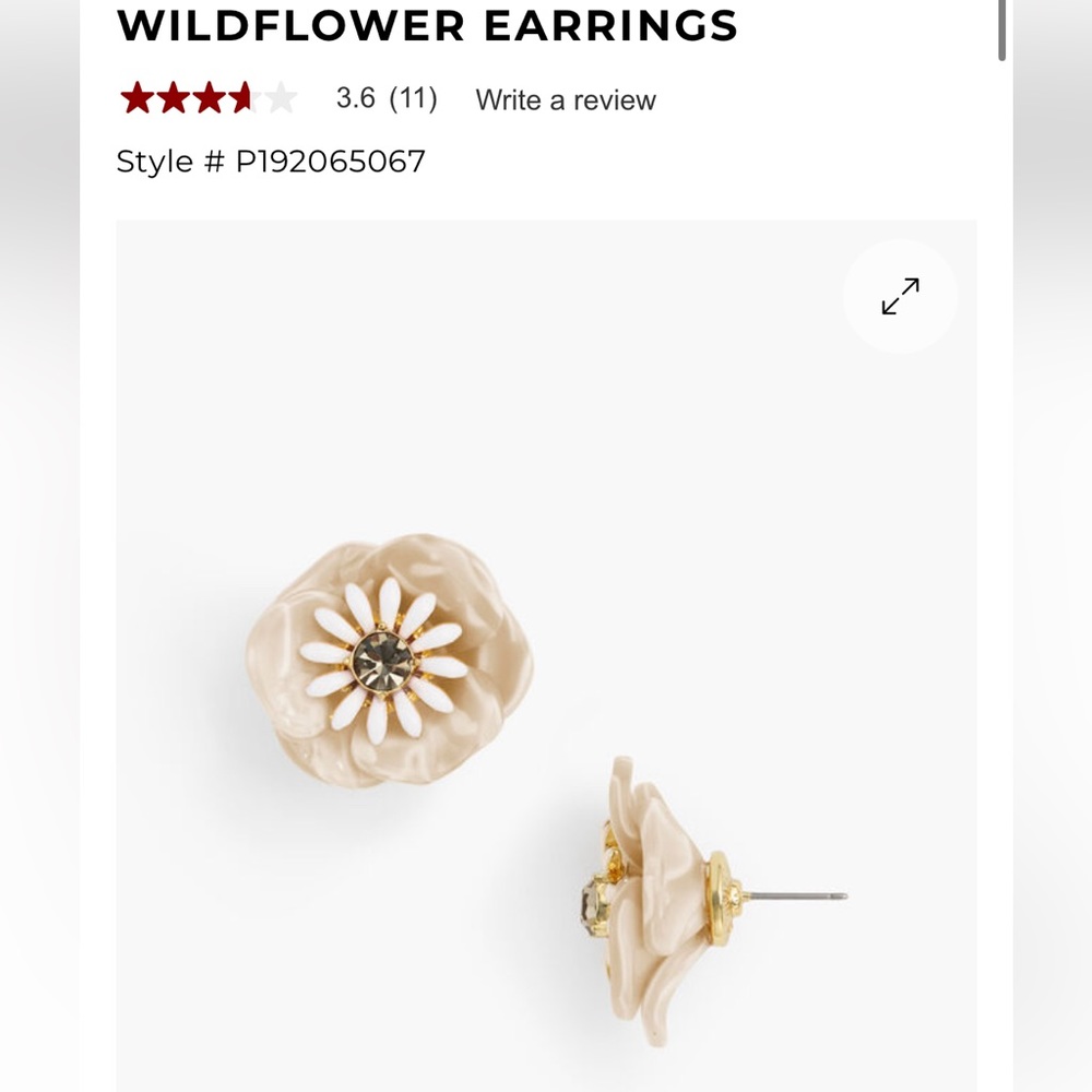 Talbots Wildflower Earrings